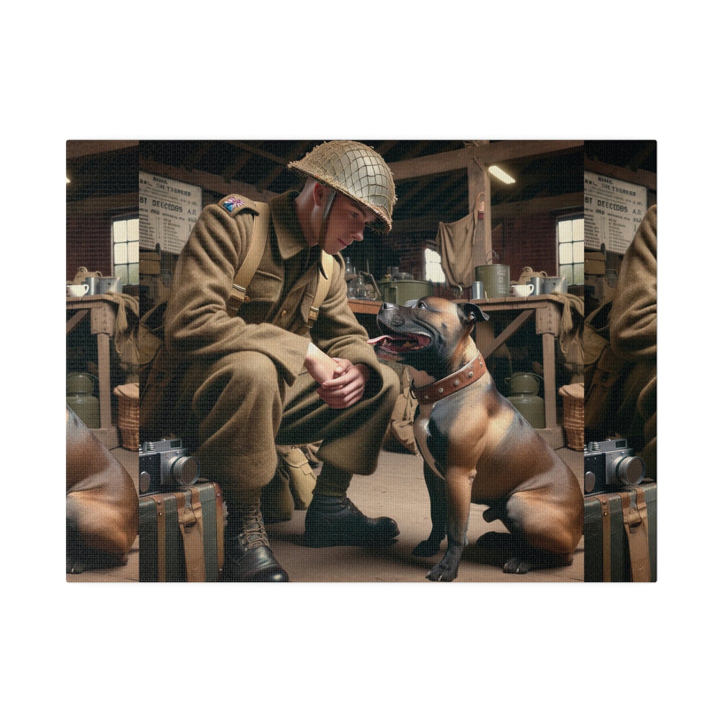 A WW2 soldier and his best friend