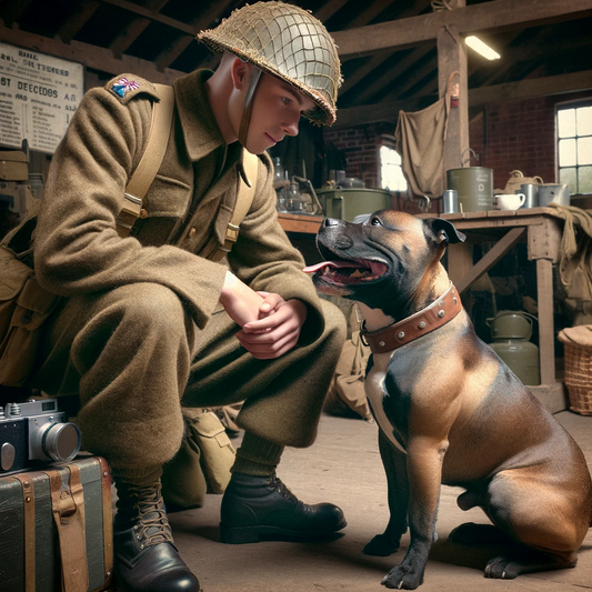 A WW2 soldier and his best friend